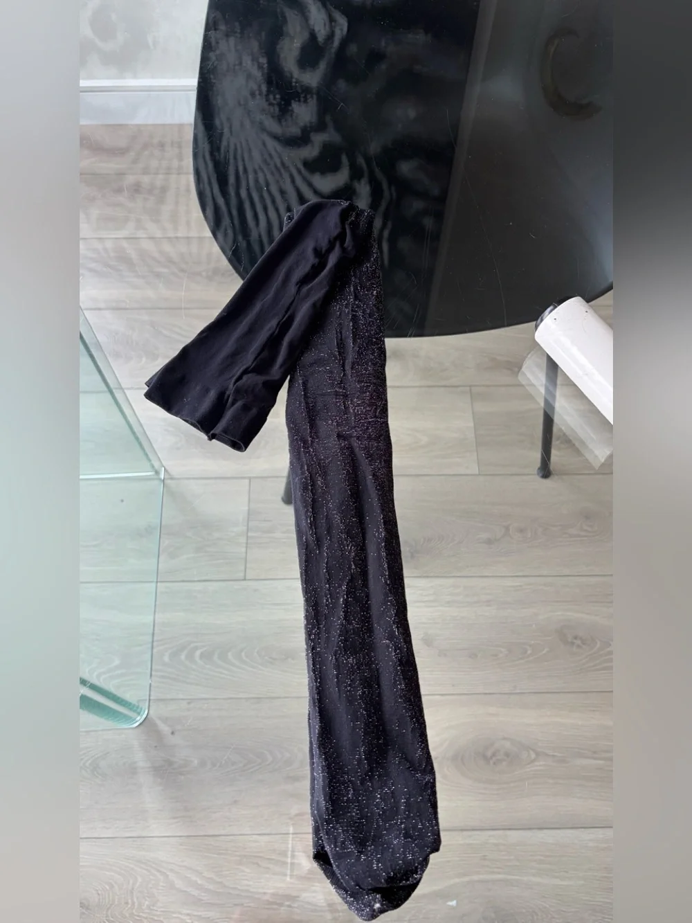 Sparkle Black Tights